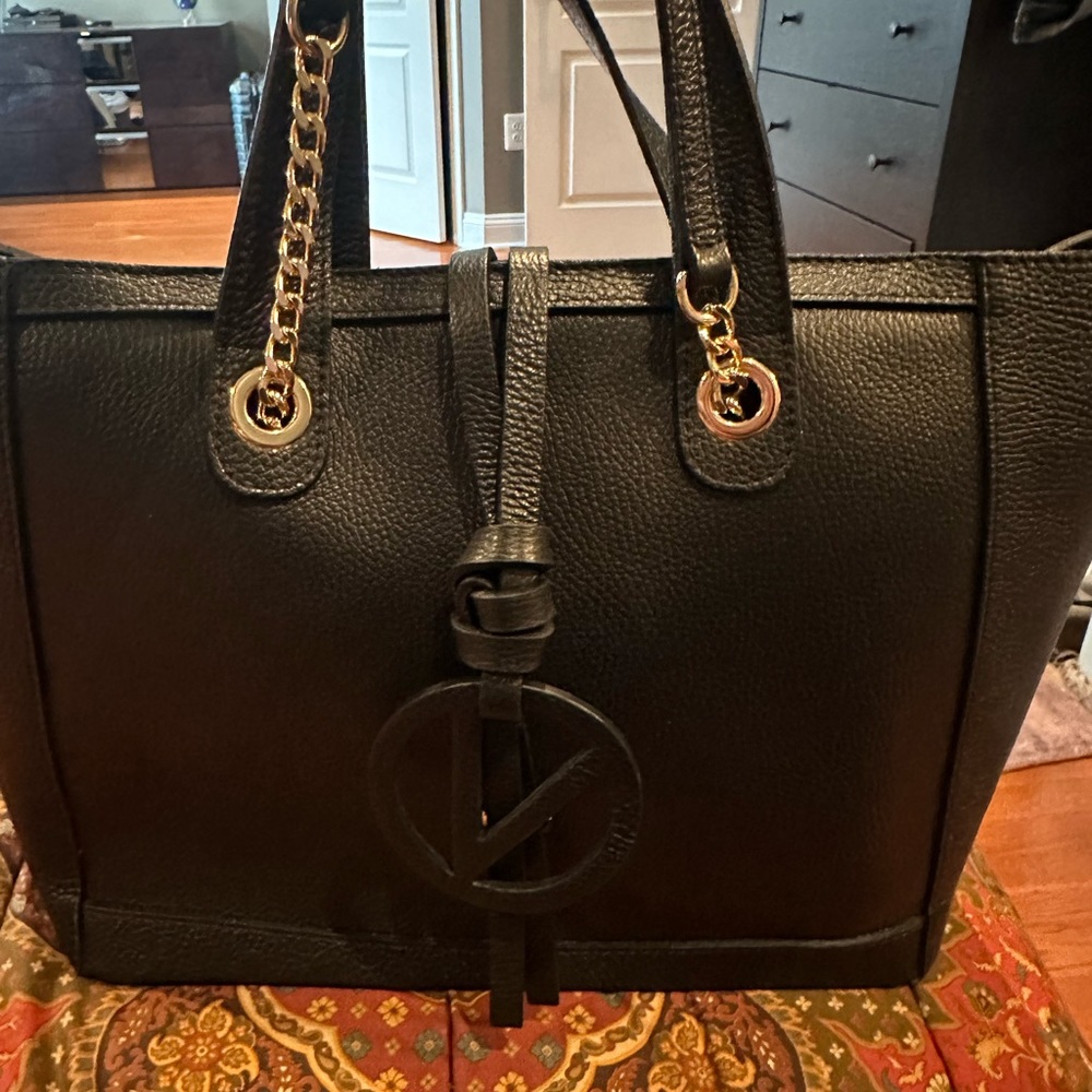 Valentino by Mario Valentino Leather Tote